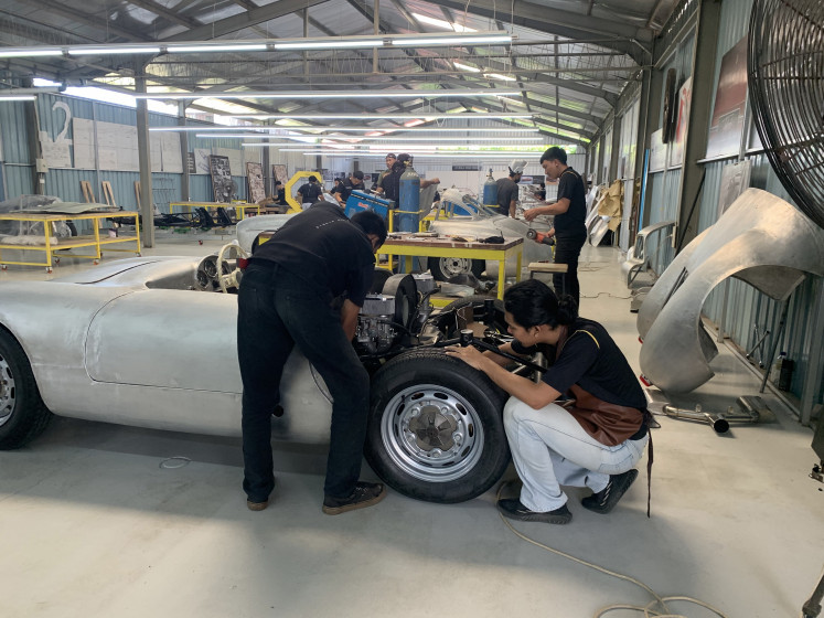 Handcrafted: Everything about the recreation car is mainly made up by hands, therefore the process of creating a car could take from six months to one year period. (JP/Yohana Belinda)
