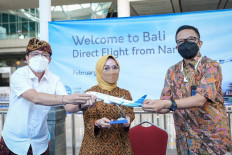 International flights return to Bali