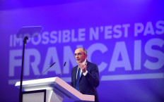 French far-right party Reconquete! presidential candidate Eric Zemmour gives a speech during campaign rally in Lille, northern France, on February 5, 2022, ahead of the April 2022 presidential election in France. 