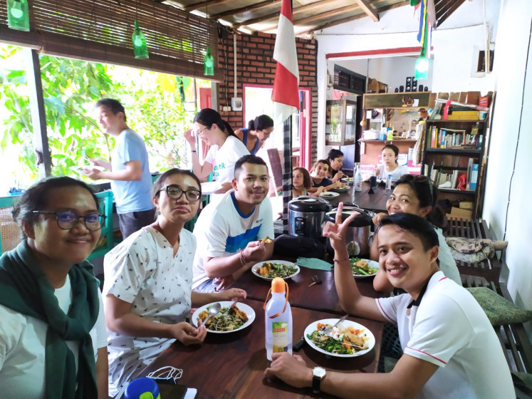'We've been waiting for you': Customers at Bula Vinaka in Ubud, Bali. The restaurant has been severe,y impacted by the pandemic. (Courtesy of Antonius Andi Sutejo)