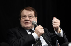 Farewell, Montagnier: French virologist and joint recipient of the 2008 Nobel Prize in Medicine, Luc Montagnier speaks during a press conference on vaccines and vaccination, on Nov. 7, 2017 in Paris. (AFP/Stephane De Sakutina)