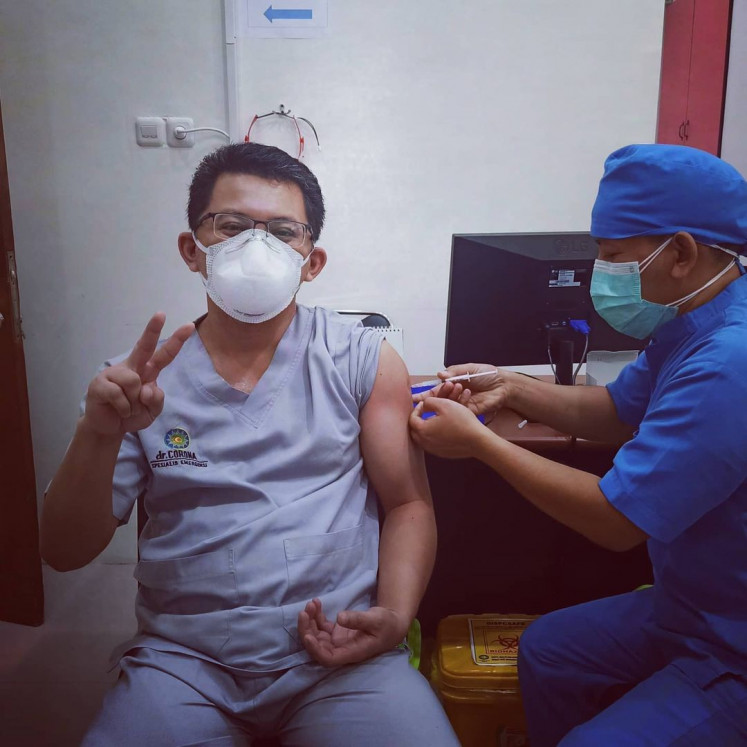 Happy coincidence: Dr. Corona's parents were not 'time travelers' using the COVID-19 pandemic as inspiration for their son's name. (Personal Collection/Courtesy of Corona Rintawan)