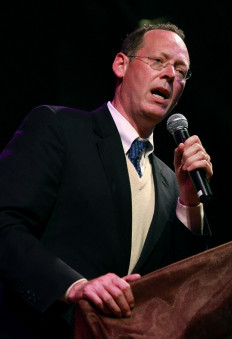 Pioneering soul: Paul Farmer, a founding director of Partners in Health, addresses attendees at the Kageno Harambee gala on Nov. 3, 2008 at Stephan Weiss Studio in New York. Farmer, an American physician and medical anthropologist renowned for his innovative work in providing health care to poorer countries, died on Monday at the age of 62.