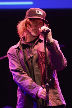The front man: Singer Mark Lanegan performs onstage during the 8th Annual MusiCares MAP Fund Benefit at Club Nokia on May 31, 2012, in Los Angeles, California, the United States. The vocalist of Screaming Trees dies at 57 at his home in Killarney, Ireland, on Tuesday.
