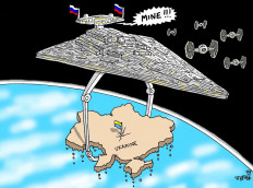 Invasion of Ukraine cartoon