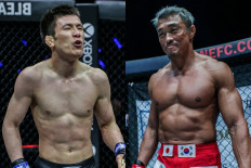Battle of legends:  Shinya Aoki (left) will face Yoshihiro “Sexyama” Akiyama at ONE Championship’s 10th anniversary show ONE X.