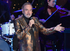 The hitmaker: Neil Diamond performs at the 84th Rockefeller Center Christmas Tree Lighting at Rockefeller Center in New York City, the United States, on Nov. 30, 2016.