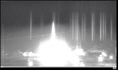 An image grab from footage obtained from a livestream from the Zaporizhzhia Nuclear Authority on March 4, 2022 shows multiple blasts at key a Ukrainian nuclear plant in Zaporizhzhia from Russian shelling. 