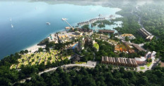 The 20-hectare Mawatu will be a new tourist destination with shops, restaurants and hotels lining the beachfront.