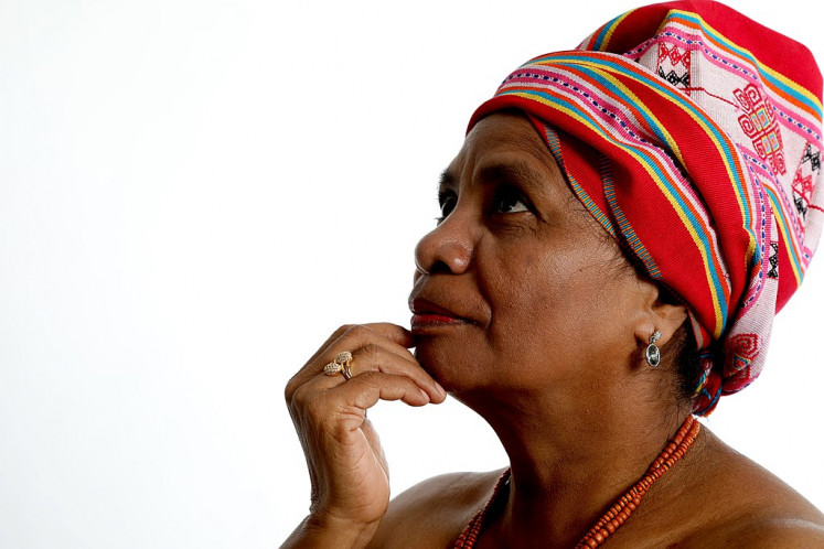 Not for turning: Aleta Baun, an environmental activist based in East Nusa Tenggara, famously fought back against marble mining on her people's sacred mountains in Mollo. (Wikimedia Commons/Eva Tobing)