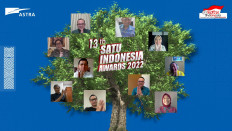 Virtual kickoff ceremony for the 13th SATU Indonesia Awards 2022.