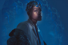 Instagram discovery: Nigerian-Indonesian model Ekene Dilichukwu Edeh, who goes by Ken Chukwu, was the face of Jakarta Fashion Week (JFW) 2022, a year after he was discovered from a photograph of himself posing in front of the JFW 2021 campaign banner featuring Rizal Rama. (Jakarta Fashion Week/Zaky Akbar)