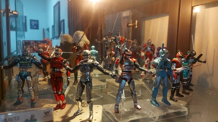 Invaluable: Bennyardo Gerson, a member of S.H. Figuarts Indonesia, believes that he could buy a car with the money he spent on his figurine collection, but that he would never sell it. (Courtesy of Bennyardo Gerson)