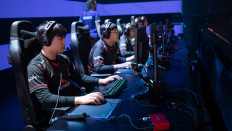 Competing: The BOOM Esports team plays in the Gamers Galaxy tournament in Dubai, the United Arab Emirates. (Courtesy of BOOM Esports)