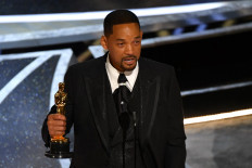  In this file photo taken on March 27, 2022 US actor Will Smith accepts the award for Best Actor in a Leading Role for 'King Richard' onstage during the 94th Oscars at the Dolby Theatre in Hollywood, California on March 27, 2022.