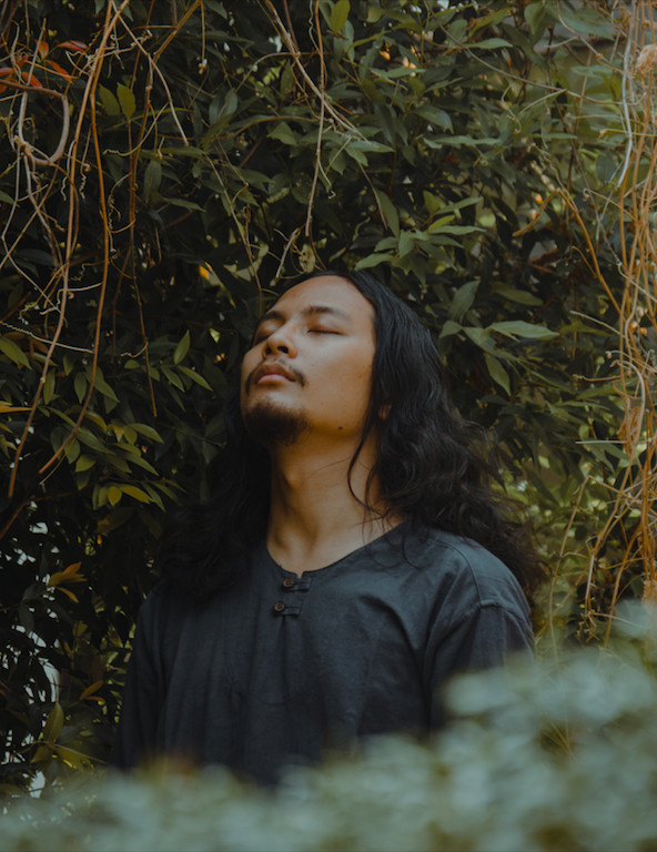 One-Man Group: Januaryo says he prefers the artistic independence of working alone and seeking contributions in later stages of a project.  (Courtesy of Tino Guruh Putra)