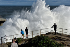 Bondi Beach swallowed as monster surf hits Australia's east