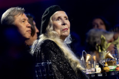 Joni Mitchell attends MusiCares Person of the Year tribute to Joni Mitchell on April 01, 2022 in Las Vegas, Nevada. 