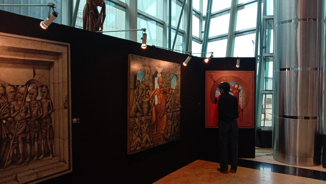 Taman Ismail Marzuki exhibition raises funds for sick Indonesian