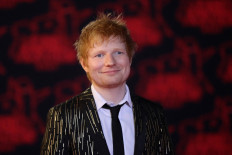 ‘Smash hit’: British singer Ed Sheeran poses on the red carpet prior to the 23rd NRJ Music Awards ceremony at the Palais des Festivals in Cannes, south-eastern France, on Nov. 20, 2021. Sheeran won his copyright trial at London's High Court on April 6 after a judge ruled that his hit song 
