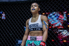 Muay Thai fighter Jackie Buntan.