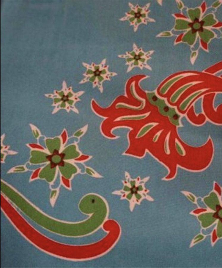 'Anggrek Tewu': batik does not only symbolize social economy status of a person, but also the philosophy of life. (Courtesy of iwarebatik.org)
