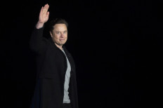 Joining Twitter: Elon Musk gestures as he speaks during a press conference at SpaceX's Starbase facility near Boca Chica Village, South Texas, the US on Feb. 10. Twitter announced Musk as a new board member on Tuesday and he looks forward to improving the social media.