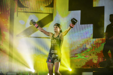 Anissa Meksen walks into her debut performance in ONE Championship