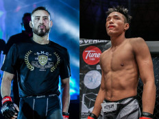 James Yang (left) will fight Keanu Subba at ONE: Eersel vs. Sadikovic on April 22.