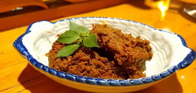 World-renowned: One of the globally renowned delicacy, Rendang is also part of Lebaran's special treats. (JP/OHMG)