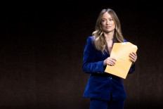 Olivia Wilde served legal papers live on stage 
