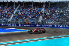 Watch F1 2022: Ferrari’s Leclerc grabs pole and praises ‘crazy’ Miami fans