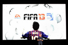 EA Sports presents FIFA 13 during the EA (Entertainment Arts) media briefing at the E3 2012 in Los Angeles, California, on June 4, 2012. The Electronic Entertainment Expo (E3), the video game industry's biggest event, runs from June 5-7 in Los Angeles.