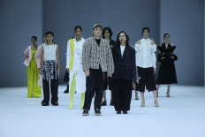 Empowerment: Internationally renowned fashion brand Sean Sheila chooses to employ the disabled in its cofounder's hometown, Purbalingga, Central Java. (Jakarta Fashion Week/Courtesy of Dachri Megantara)