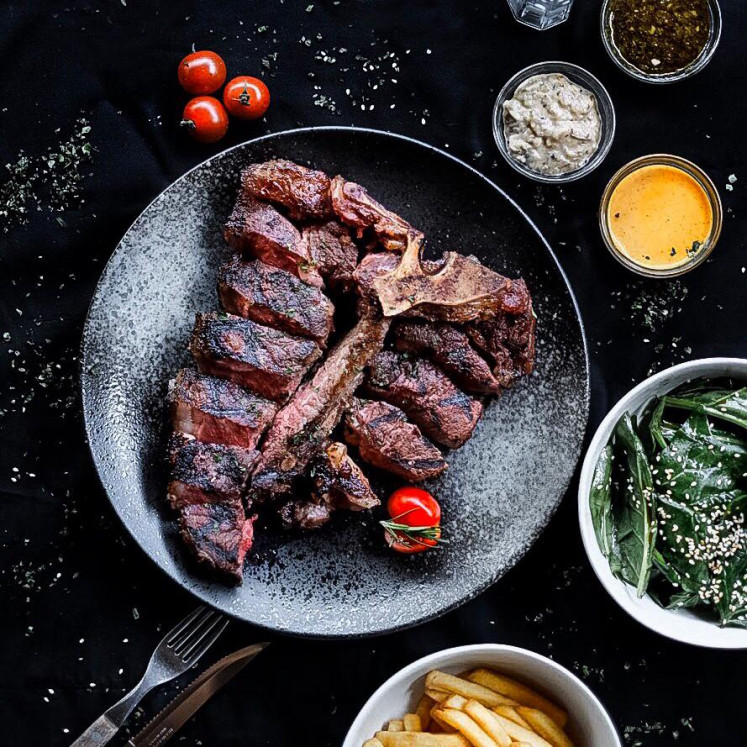 Cooked perfectly: Finding high quality meat in Jakarta is easy, but finding those that can cook it right takes another level of knowledge. (Courtesy of Tokyo Skipjack)