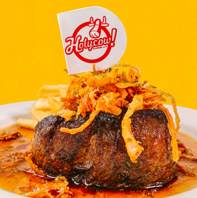 'Bon appetit': Enjoy a portion of delicious biefstuk at Holycow! Steakhouse by Chef Afit. (Instagram/Holycow! Steakhouse by Chef Afit)