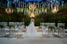 Elegant greenery: The Cove offers a dream-like setting for couples to start their new lives together at Renaissance Bali Nusa Dua Resort. (Courtesy of Renaissance Bali Nusa Dua Resort)