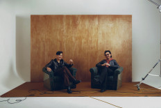 The gentlemen: Rendy Pandugo (left) and Pamungkas are gearing up for a new album to be released this year. (Courtesy of Wonderland Records/Universal Music Indonesia)