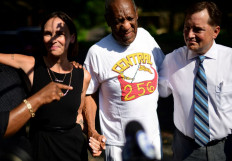 Bill Cosby in court, sued by woman alleging sexual assault 