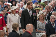 Harry and Meghan join royals at jubilee service for Queen Elizabeth II