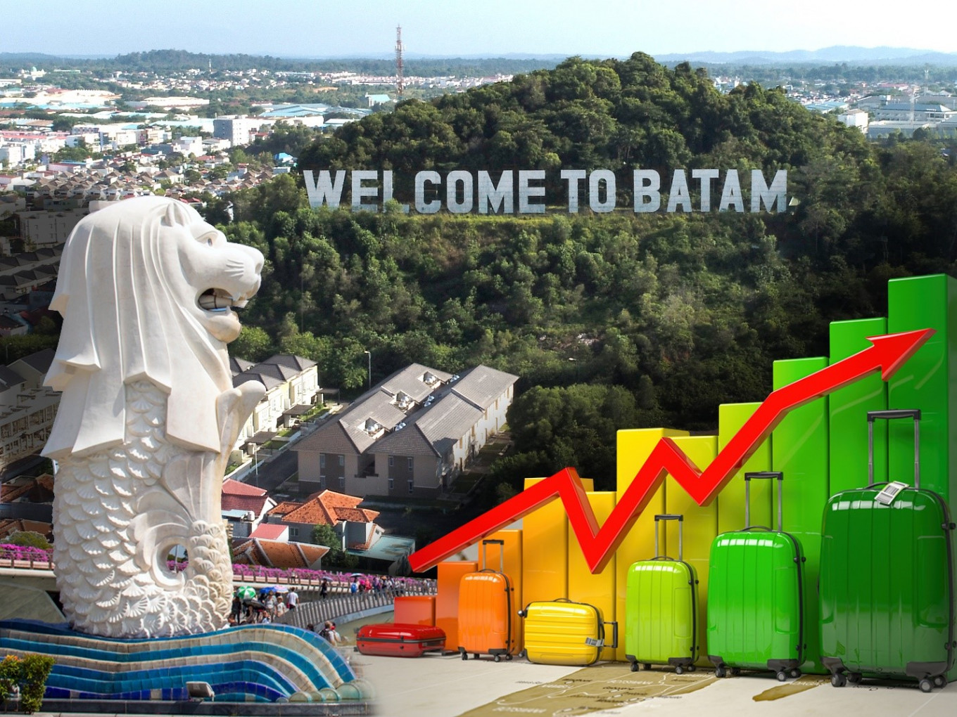 Batam flooded by international tourists