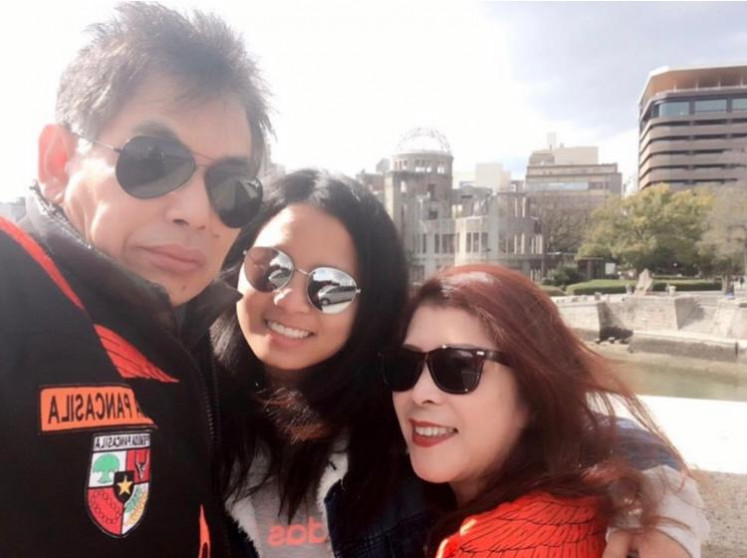 'I love Indonesia': After years of living in Japan, Kusumah and his family still insist on staying as Indonesian citizens.  (Courtesy of Kusuma)