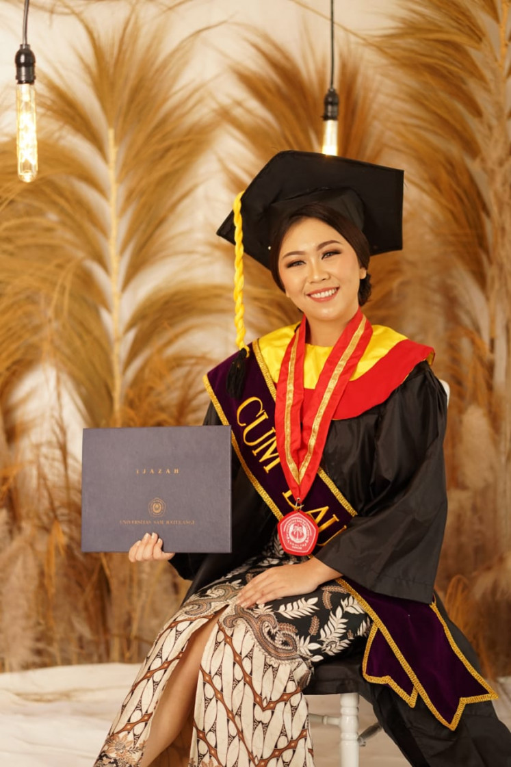 Childhood dream: Monica Pitoy, a law school graduate with a cum laude predicate, has always wanted to be a judge since she was a kid. (Courtesy of Monica Pitoy)