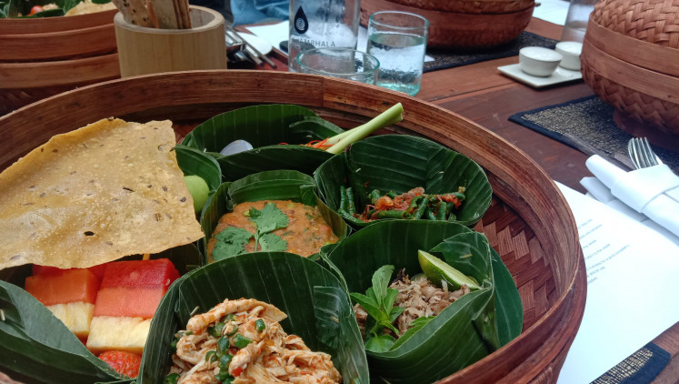 Healthy and tasty: A plate of Indian 