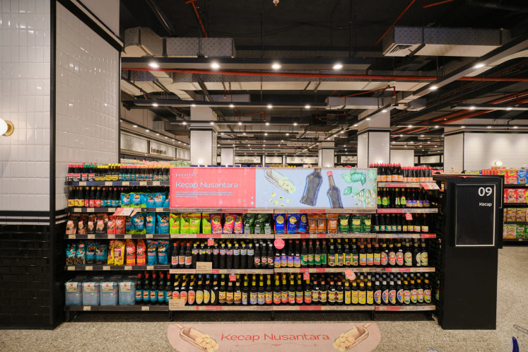 Various choices: Pasarina offers a selection of soya sauce from all over Indonesia. (Courtesy of Pasarina)