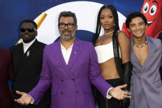 Yup: British actor Daniel Kaluuya (left), director Jordan Peele (center), actress Keke Palmer (second right) and actor Brandon Perea attend the world premiere of Universal Pictures’ Nope on July 18 at the Chinese Theatre in Hollywood, California.