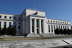 The Federal Reserve Board building on Constitution Avenue is pictured in Washington, D.C on March 19, 2019.
