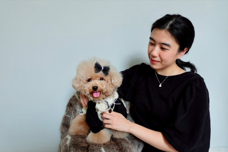 Connections: Alena Evelyn, the owner of Elice, shared that dressing her dog could make their bond even stronger. (Courtesy of Alena Evelyn) 