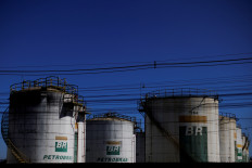 A general view of tanks of Brazil's state-run Petrobras oil company in Brasilia, Brazil June 17, 2022. 