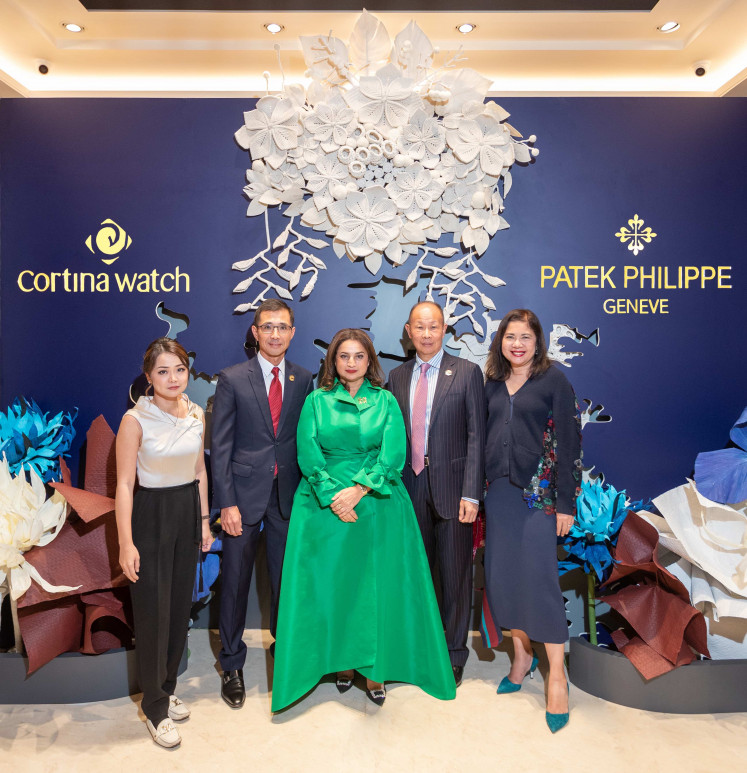 Well-thought-out design: 'Everything is thought through in this boutique,' Deepa Chatrath, general manager of Patek Philippe Southeast Asia (S.E.A) said during the opening of Patek Philippe boutique in Plaza Indonesia, Central Jakarta, on July 27. (Courtesy of Patek Philippe)